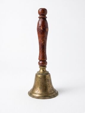 Vintage Solid Brass Hand Bell Made India